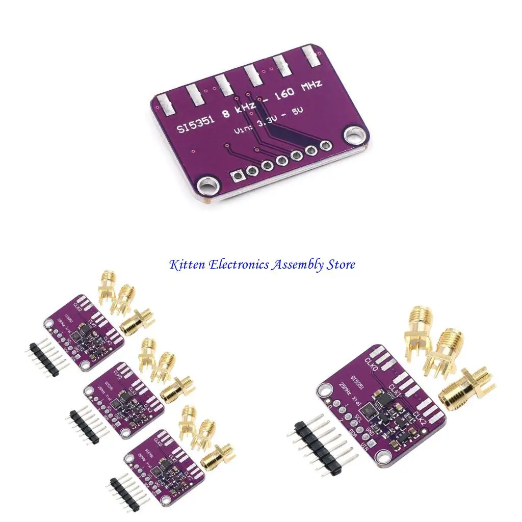 96GD MultiOutput Frequency Generator Programmable Through I2C For Electronics