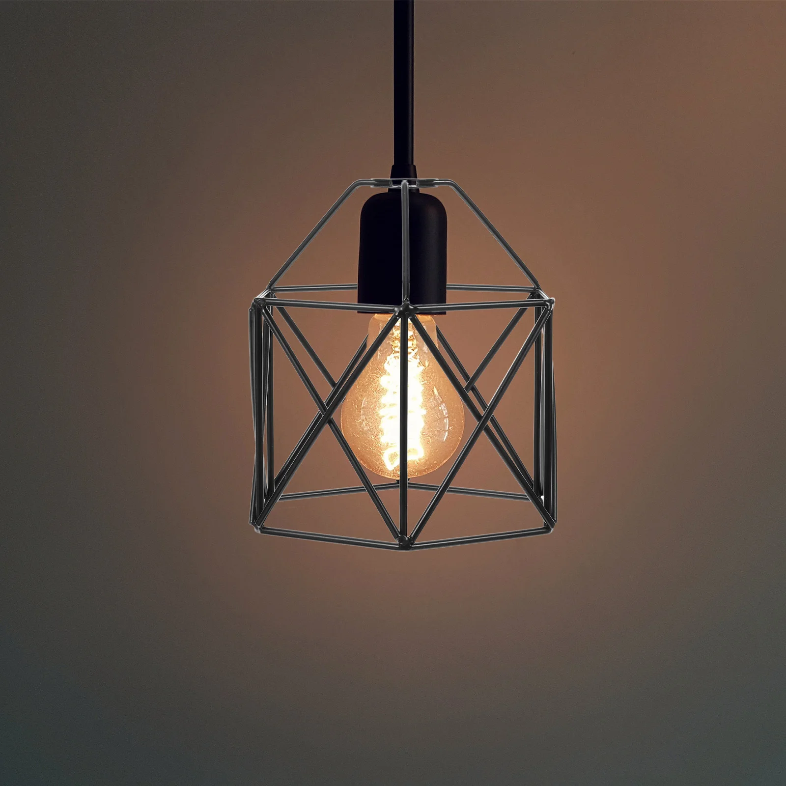 

Абажур из деревенской проволоки, уникальный дизайн, съемный подвесной светильник, абажур для спальни, офиса, прихожей, декоративное освещение