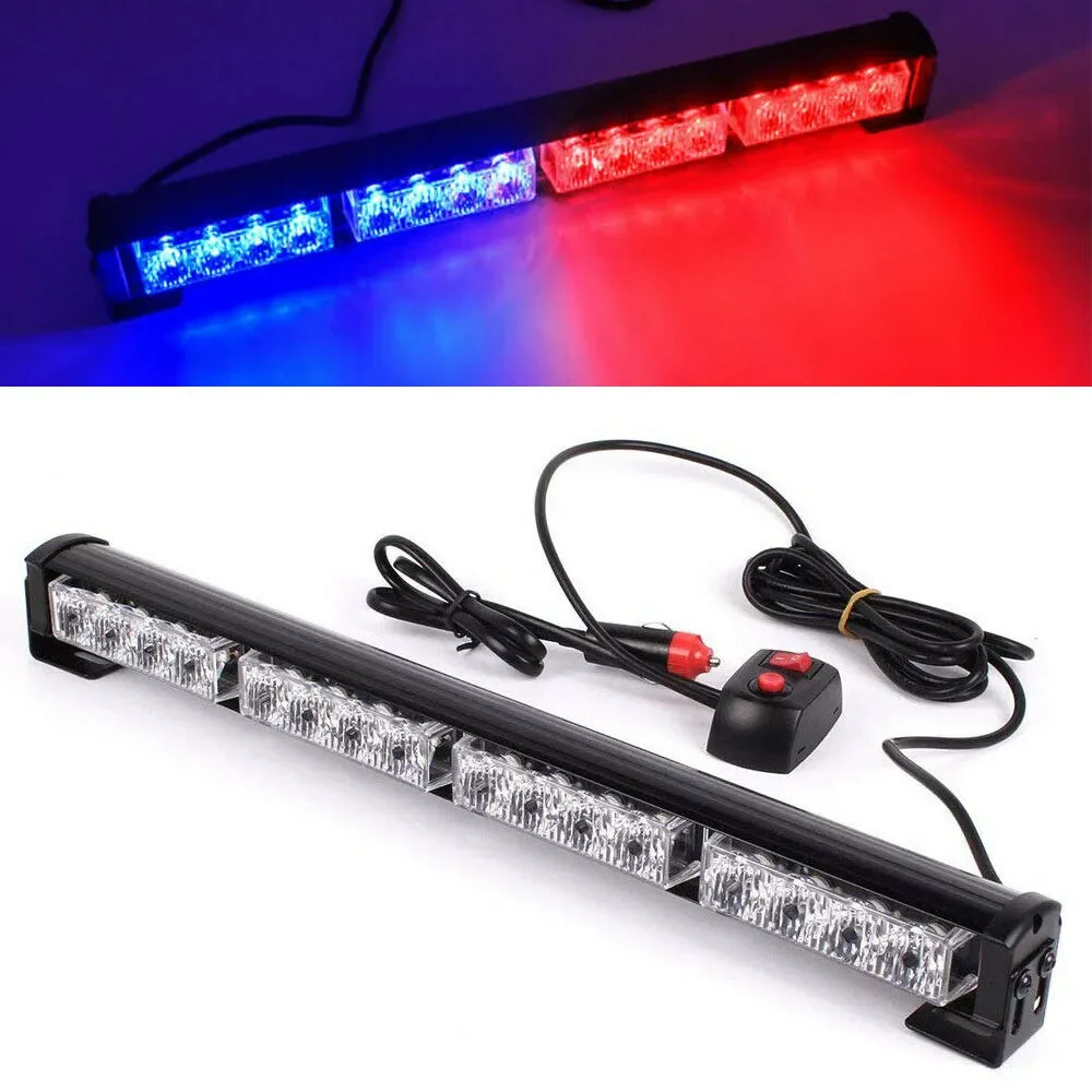 16 LED Car Strobe Light LED Warning Light Truck police led lights Strobe Emergency Vehicle LED Beacons Lamp for 12V Off-road