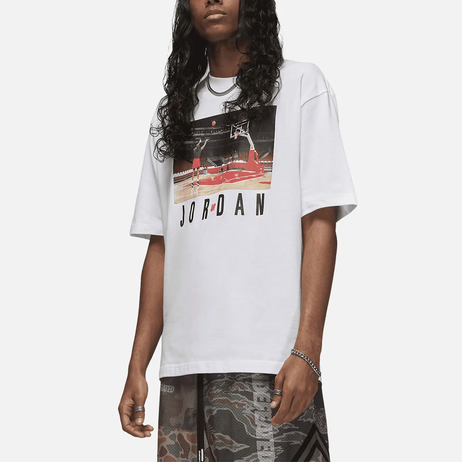 

Nike genuine new men's casual sports knitted round neck short sleeved T-shirt DX6030-100