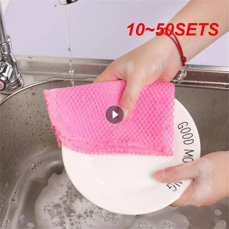 10~50SETS Microfiber Cleaning Cloth Screen Cleaning Wipes Made Of High-quality Deep Nylon Fibers. Strong Cleaning Power