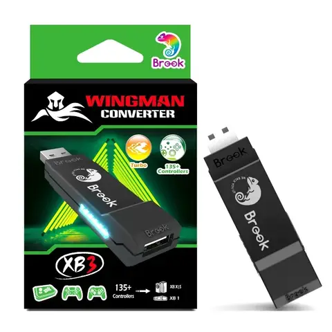 Convertisseur Brook Wingman XB3 pour Xbox One/Xbox Series X | Adaptateur de contrôleur Hitbox pour bâton de combat d'arcade filaire pour console S/PC