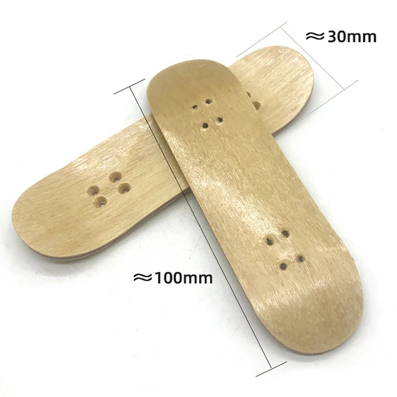 10 Pcs New Replacement Wooden Board Finger Skateboard Parts For Finger Skateboards