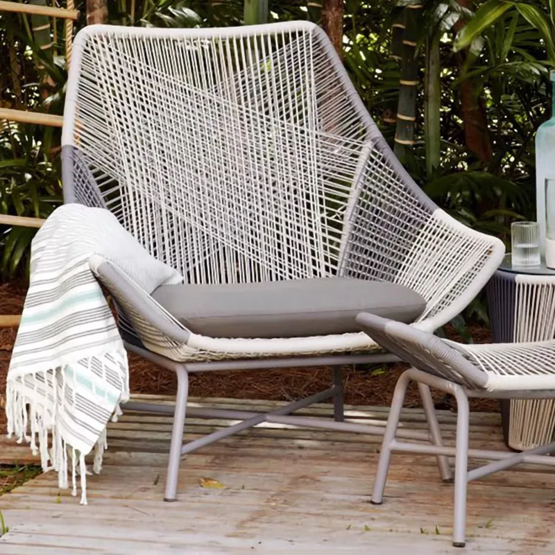 Outdoor Cushion Garden Chairs Design Lounge Multifunctional Comfortable Garden Chairs Modern French Mueble Para Jardin Furniture