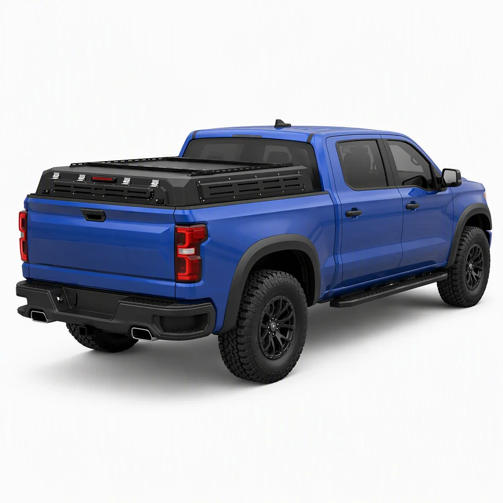 Low-Profile Aluminum Alloy Powder Coated Weather Resistance Durable Customizable Modular Pickup  Canopy Offroad Extra Thick