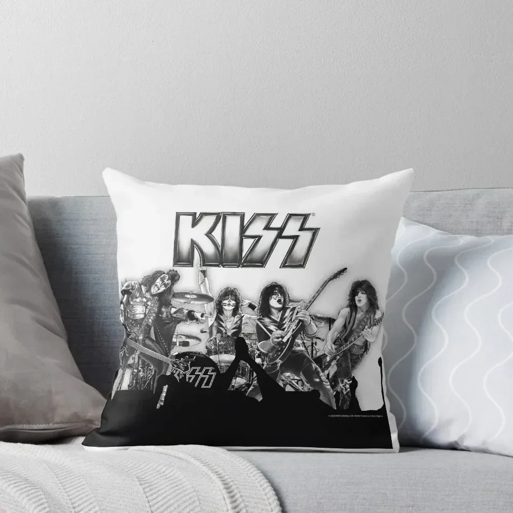 KISS Concert with Fans Throw Pillow Pillowcase Cushions Cover pillow