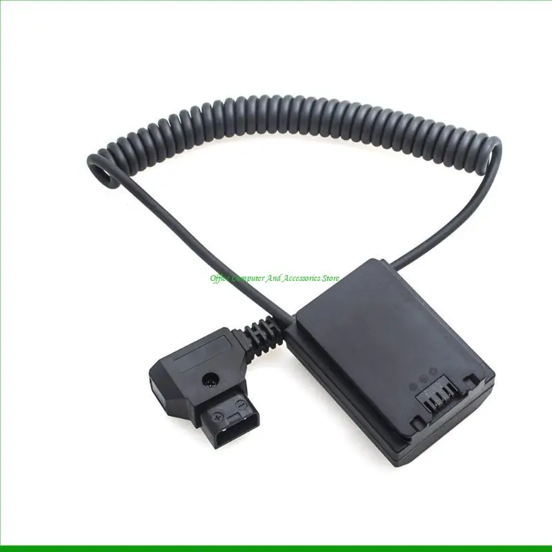 

U55C Camera Coiled Power Cable D-tap to NP-FZ100 Dummy Battery for ILCE-A9 A7III A7R3