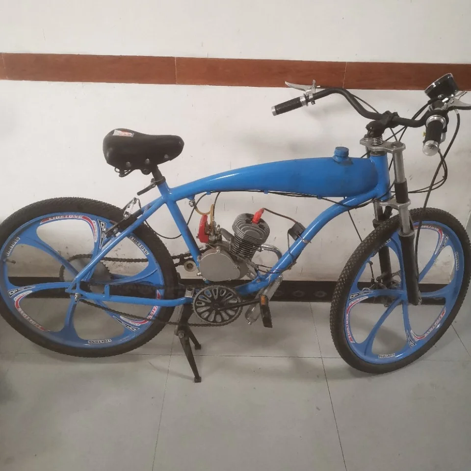 DPGKITS 1 Set 80cc 2-Stroke Engine Motor For Bicycle Converted To Fuel Engine Bicycle Power Modification Accessories Wholesale