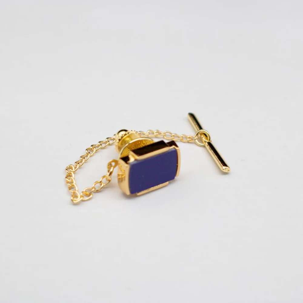 French Gemstone Tie Chain Shell Quartz Chain Cufflinks Men's Business Dress Shirt Accessories Decoration