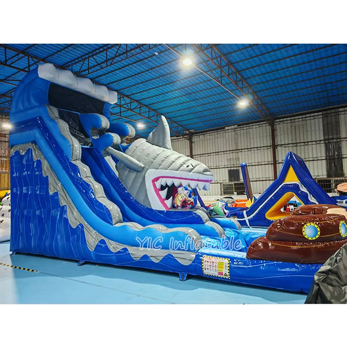 

Commercial Long Water Slides Inflatable For Kids And Adults Water Slides Inflatable Swimming Pool Slide