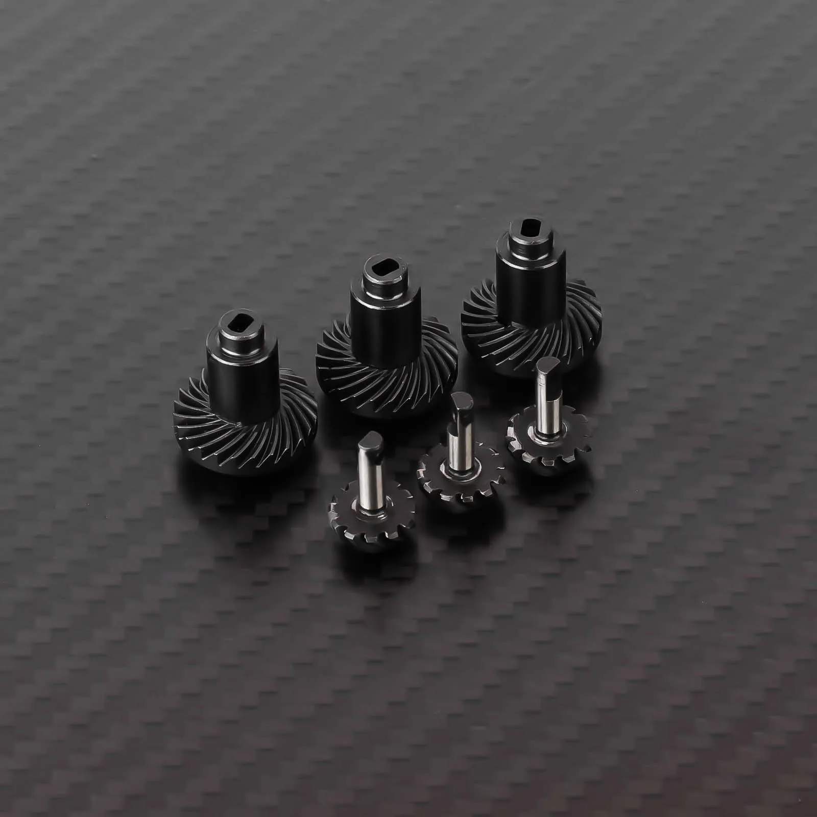 RCAWD 6pcs 24/12T Front and rear axle gears For 1/18 HOBBY PLUS HB CR-18P ARKTOS Upgrades Parts