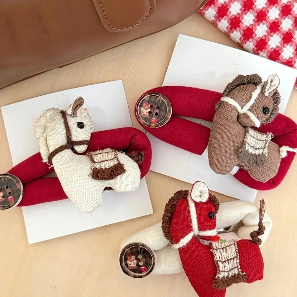 

Cute Funny Horse Hair Clip Hair Wear Duckbill Clip Horse Side Clip Headdress Hair Accessories Large Barrettes Women