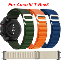 Alpine Loop Strap For Huami Amazfit T-REX 3 Smart Watch Band Sports Bracelet For Amazfit T-Rex 3 Nylon Soft Correa Wristband