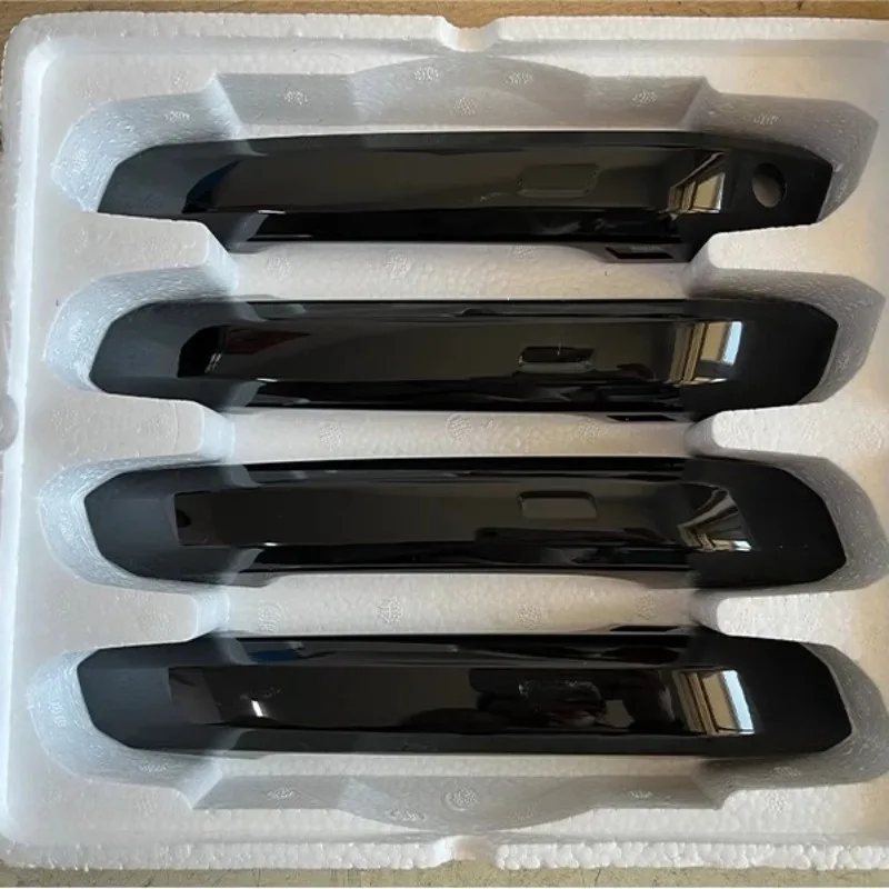 For New Audi A4L B9 Q5L Door Outer Handle Outer LHD Handle Buckle Hand Shell Cover Sky Cloud Gray Complete Set Fit Smoothly