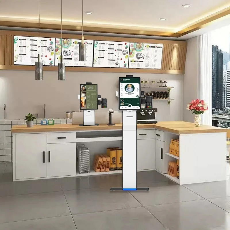 Interactive Self Service Payment Kiosk Automatic Android/Windows Touch Screen Kiosk Self Ordering Machine for Restaurant