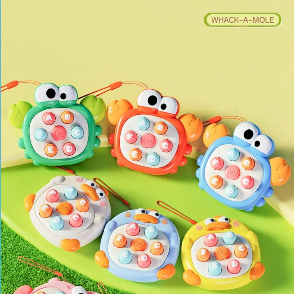 Portable Stress Relieving Puzzle Mini Colorful Whack Game Durable Handheld Interactive Game Developmental