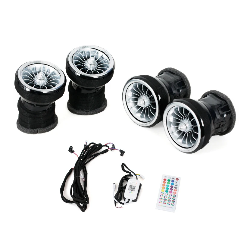 LED Omgevingslicht Voor Mercedes-Benz Sprinter Front Airconditioning Vent Outlet Omgevingslicht Turbo Interieurbekleding Auto Accessoires