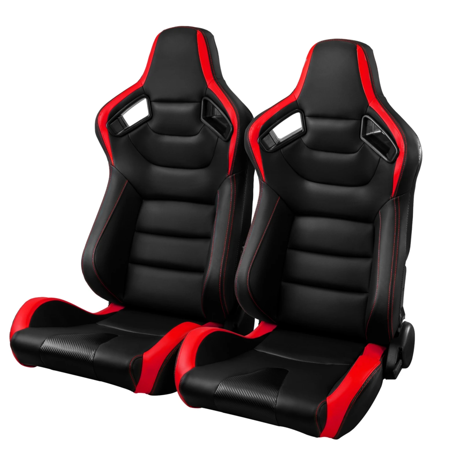 Hot Sell In Stock America Warehouse Universal PVC Leather For Car Using Racing Gaming Bucket Seats With Dual Lock Slider