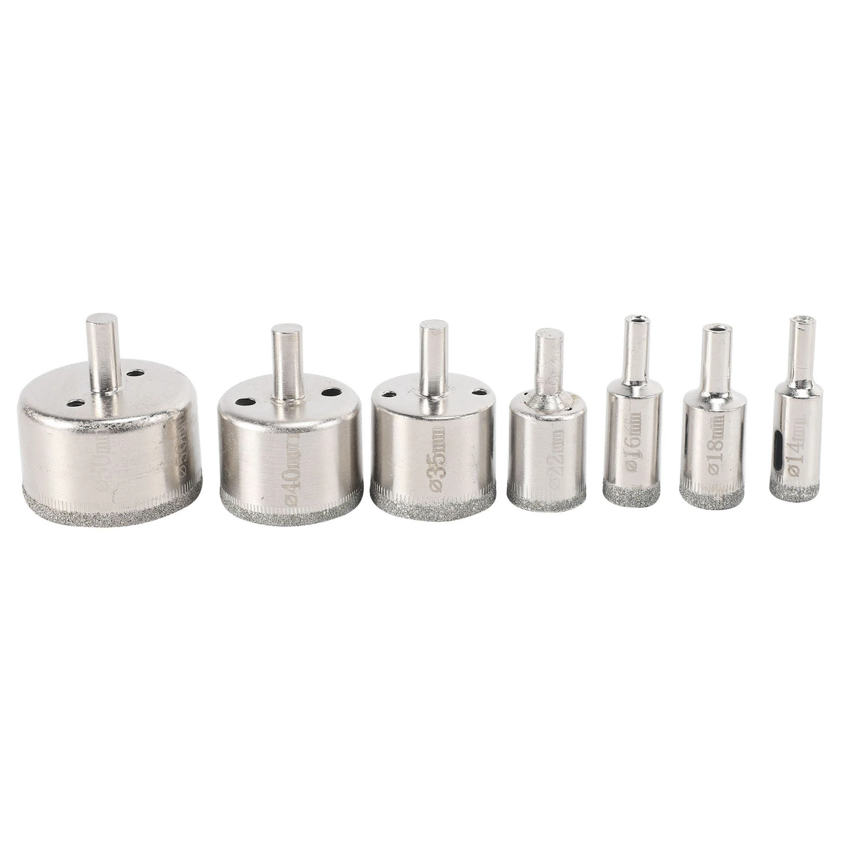 ABAG 12 pezzi punte diamantate set di punte per seghe a tazza per piastrelle di vetro, punte per carotaggio cavo, seghe a tazza per rimozione estrattore per vetro, ceram