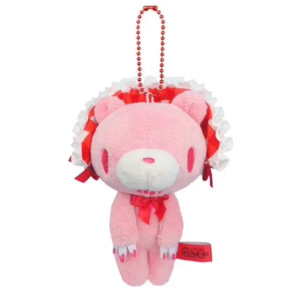10CM Gloomy Bear Taschenanhänger Niedlicher Bären-Stil Weicher Plüsch-Schlüsselanhänger Y2K-Stil Handgefertigter Schlüsselanhänger Geburtstagsgeschenk – Detail 7