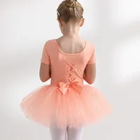 Traje de baile para niños, Vestido de niña, traje de tutú, Vestido, ropa para niñas, Vestido de leotardo de Ballet, falda de Ballet de verano, vestidos de bebé