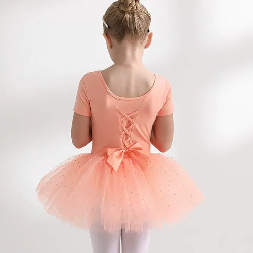 Traje de baile para niños, Vestido de niña, traje de tutú, Vestido, ropa para niñas, Vestido de leotardo de Ballet, falda de Ballet de verano, vestidos de bebé