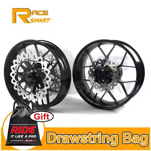 1 Set Motorcycle Front Rear Wheel Rims &amp; Brake Disc Rotors For Honda CBR1000RR 2006 - 2016 CBR 1000RR CBR1000 RR 2010 2011 2012
