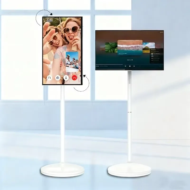 32 Inch Rota Touch Screen Por Stand Interactive Android Smart TV Mobile LCD For Home Office Gaming Display