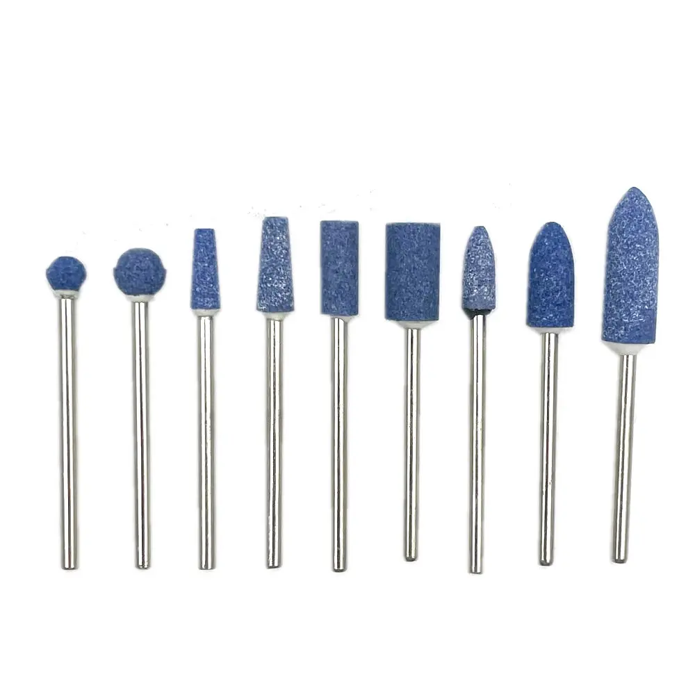 50pcs/set  Dental Stone Grinder Polisher Burs For Contouring Shaping Porcelain Dental Rotary Stone Polisher 2.35mm Shank