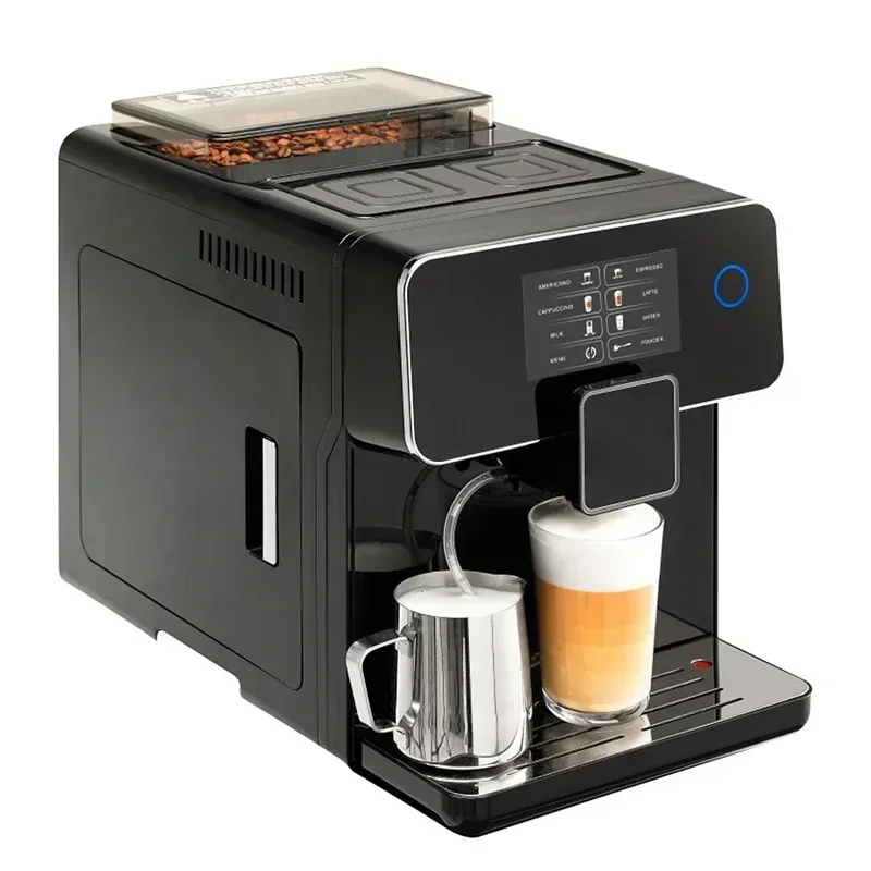 Intelligent Coffee Machine 19 Bar Automatic Coffee Maker Machines with Coffee Bean Grinder Appliances for Kitchen Office Home