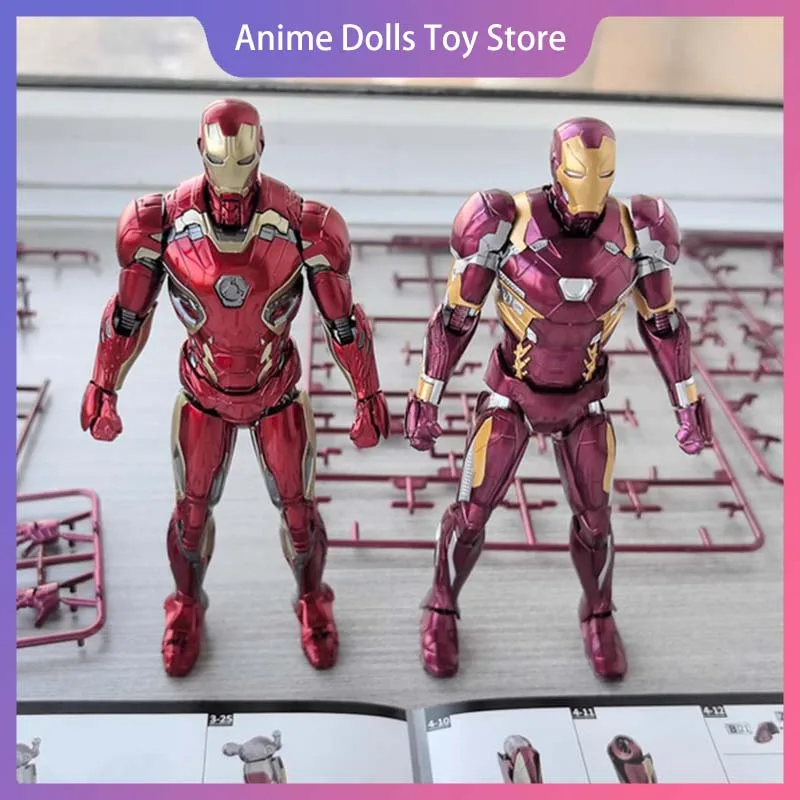 

Подлинная фигурка Железного человека MK45/MK46 1/12, аниме, мультяшная подвижная сборка суставов, игрушка, декор для рабочего стола, коллекция, подарок на день рождения