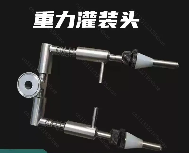Gravity Filling Nozzle Head 304 Stainless Steel, Spare Part for Liquid and Paste Filling Machine Equipment