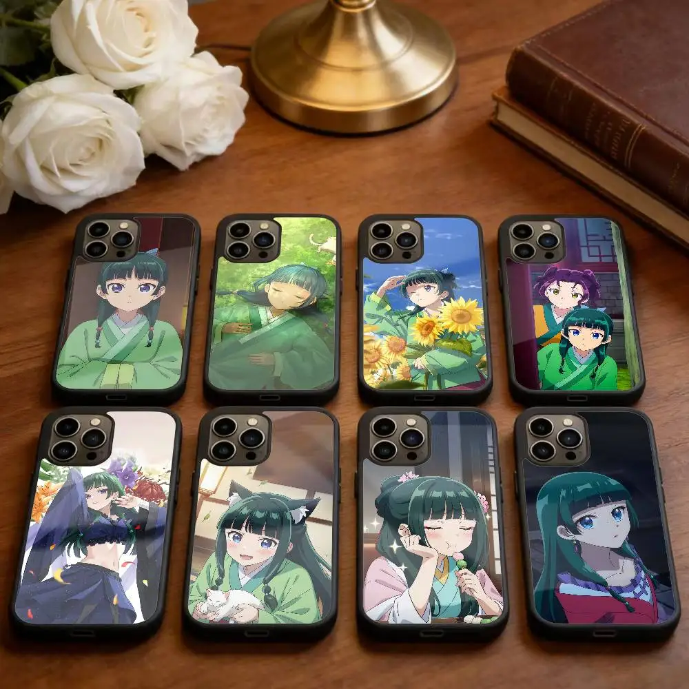 

Anime Apothecary Diaries Maomao Phone Case For iPhone 14,16,15,13,17,12,Plus,Pro,Max Magnetic For Magsafe Frosted Cover