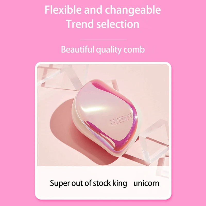 TangleTeezer luxury portable princess comb cares for scalp, smooth and does not hurt hair tt comb for women