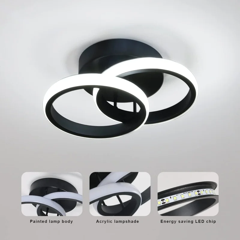 

Modern 22W LED Ceiling Light Circular Energy Efficient Indoor Lamp for Bedroom Living Room Corridor - Indoor Lighting Fixtures
