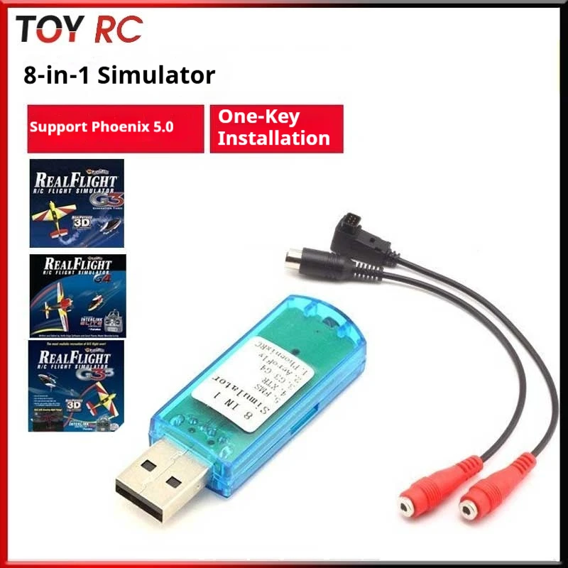 

Remote Control Model Simulator 8-In-1 Supports Phoenix 5 G3 G4 Xtr Fixed Wing Fpv Crossover Helicopter
