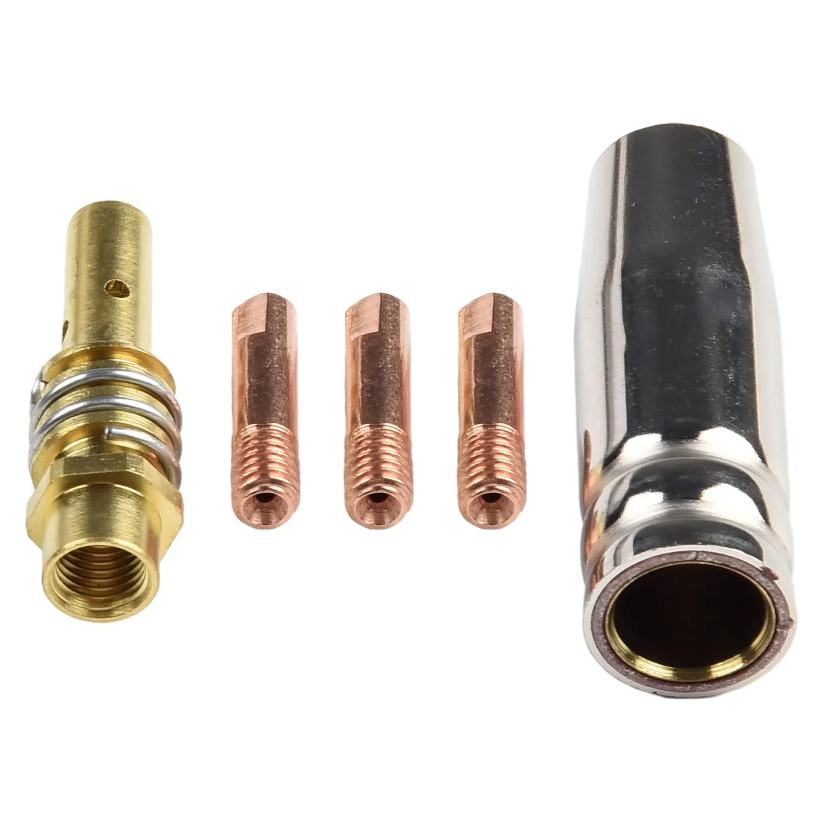 Mig Contact Tip Consumables Kit MIG Welding MB15 15AK Contact Tip 0.8/1.0/1.2mm Nozzle 0.6mm/0.8mm/1.0mm/1.2mm Welding Tool Part