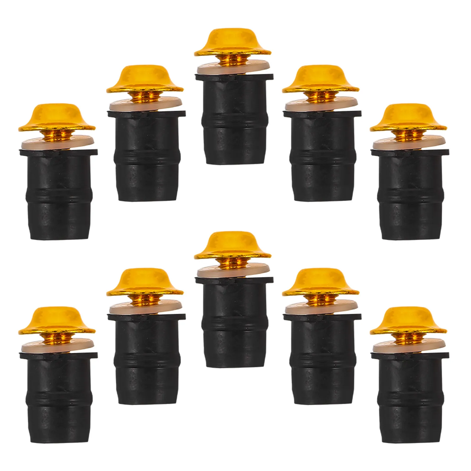 10Pcs Motorcycle Windshield Bolts Screws Kit M5 High-Strength Aluminum Plastic Windscreen Fasteners for Universal Fairing