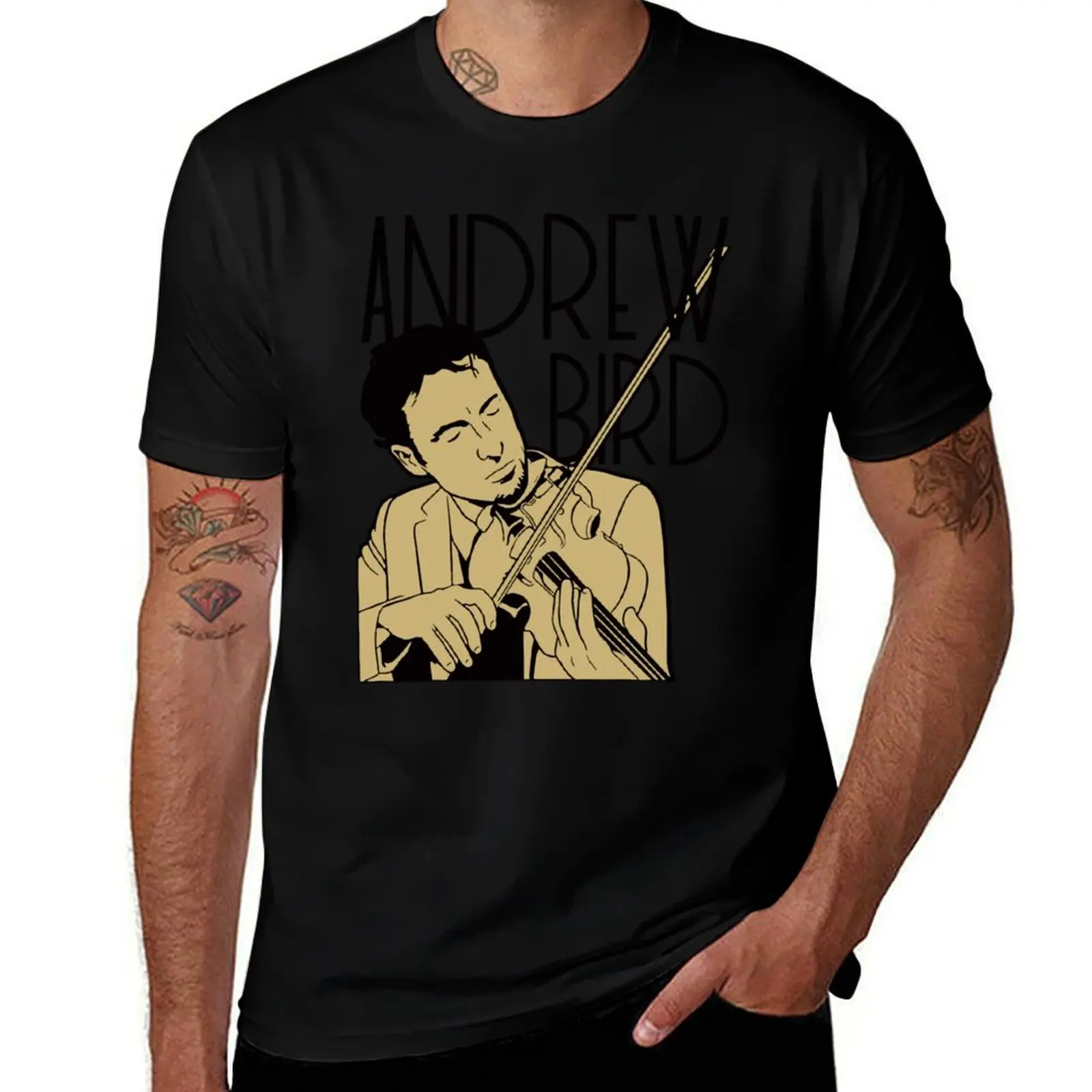 

Andrew Bird T-Shirt essential t shirt cute tops summer top vintage anime shirt plain white t shirts men