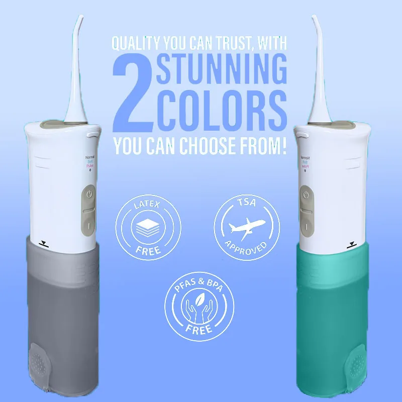 Мини-беспроводной портативный телескопический ирригатор для полости рта, ирригатор для воды, очиститель, 3 режима, Ipx7, водонепроницаемый, для дома, для ухода за зубами