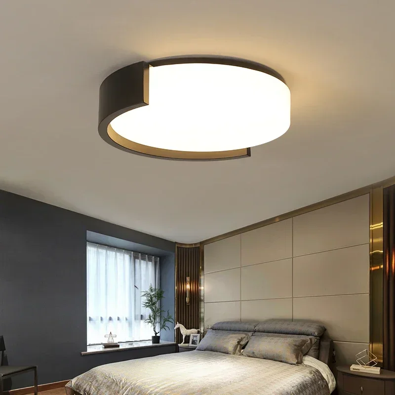 

EIH Room Led Wedding Master Bedroom lamp simple and modern Warm romantic creative room ceiling lamp Nordic living room lamp