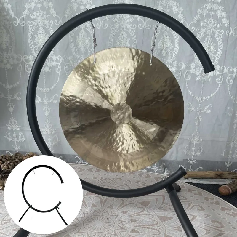 

Black Gong Stand Professional Stable Type C Gong Stands Percussion Instruments Accessories Iron Instruments Parts