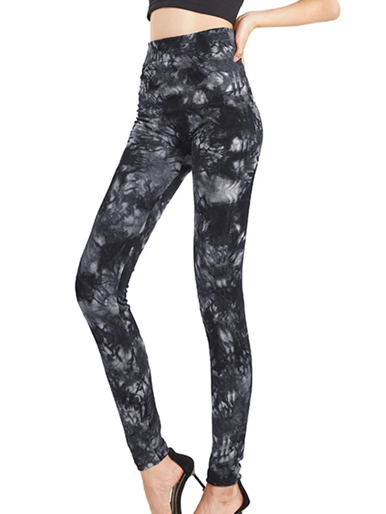 Pantaloni a matita Leggins sportivi donna imitazione Denim Jeans Leggings Casual vita alta Slim Femal Push Up Joggings