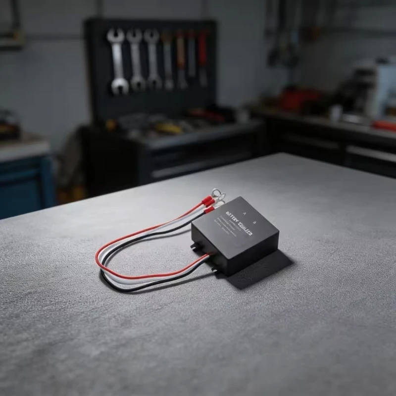 P9FD 24V Battery Care Device with LED Readout, Battery Pair Support, and Terminal Leads for Solar Storage, Backup Power, and