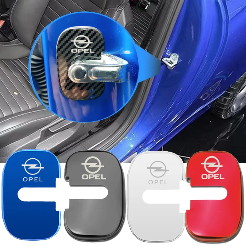 4Pcs/set Car Styling Door Lock Covers For OPEL OPC Vauxhall Insignia Astra VXR  Accessories