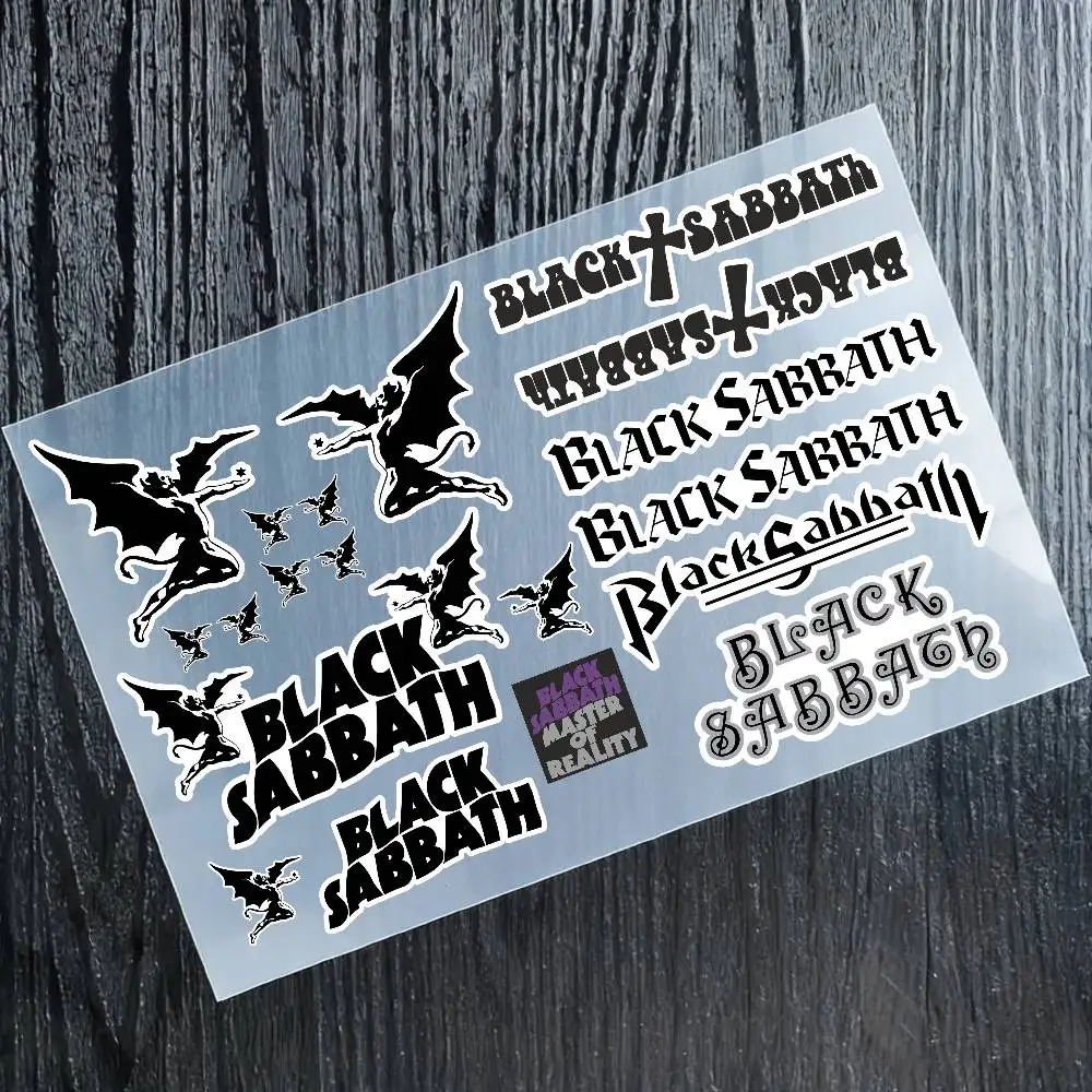Black Sabbath Stickers Auto Body Bumper Windows Motorcycle Laptop Walls Vinyl Decal Car Tuning Accessories