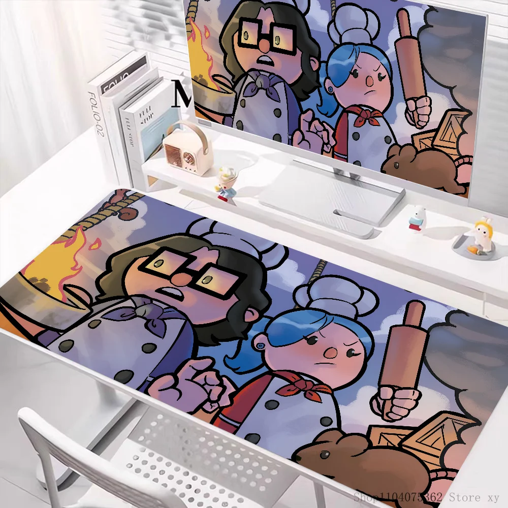 Overcooked Mousepad Large Keyboard Desk Mat Gaming Mouse Pad LockEdge Non-slip Mat