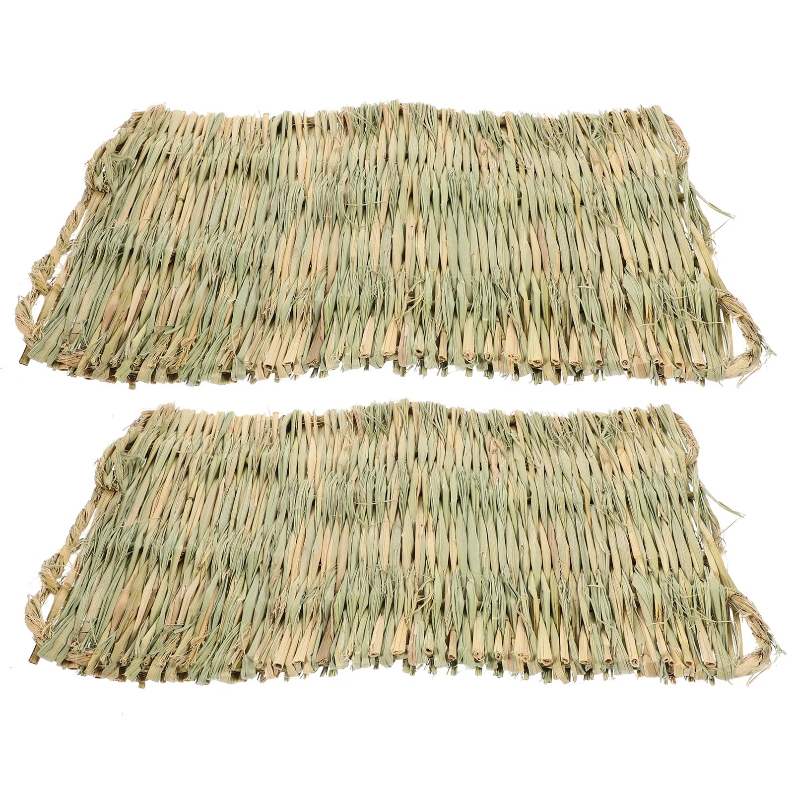 

2Pcs Chicken Nest Box Pads Straw Nesting Mats Durable Natural Egg Laying Mats for Chicken Cage Nest Box Mat Liners