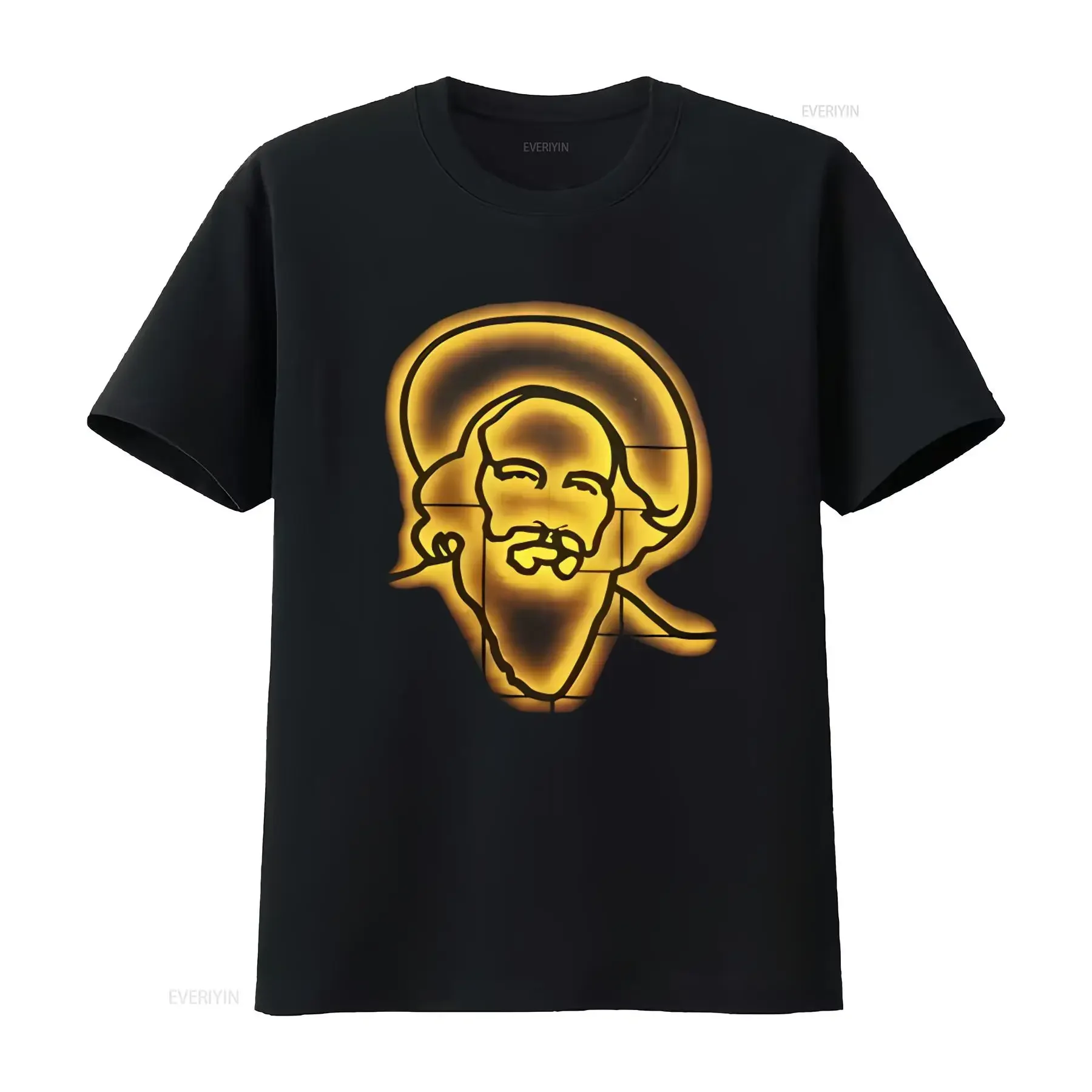 Camilo Cienfuegos Cuba Fidel Havana Guevara Print T Shirt Men's Fashion vintage Washed fashion Stretched Unisex Stylish