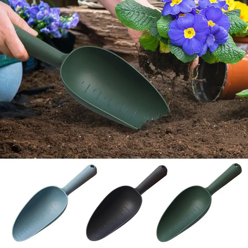 Multifunctional Garden Shovel Gardening Tools Heavy Duty Spade For Planting Handheld ABS Flower Trowel For Home Landscaping